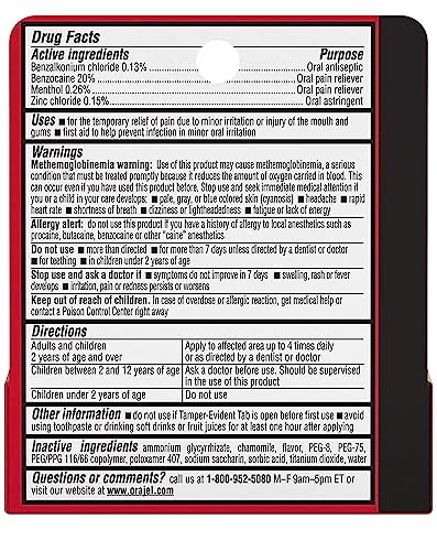 Orajel 263053 Maximum Strength Nighttime Toothache Pain Relief Cream thumb #1