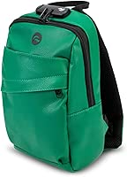 Skunk Uno Cross Body Backpack (Green Leather)