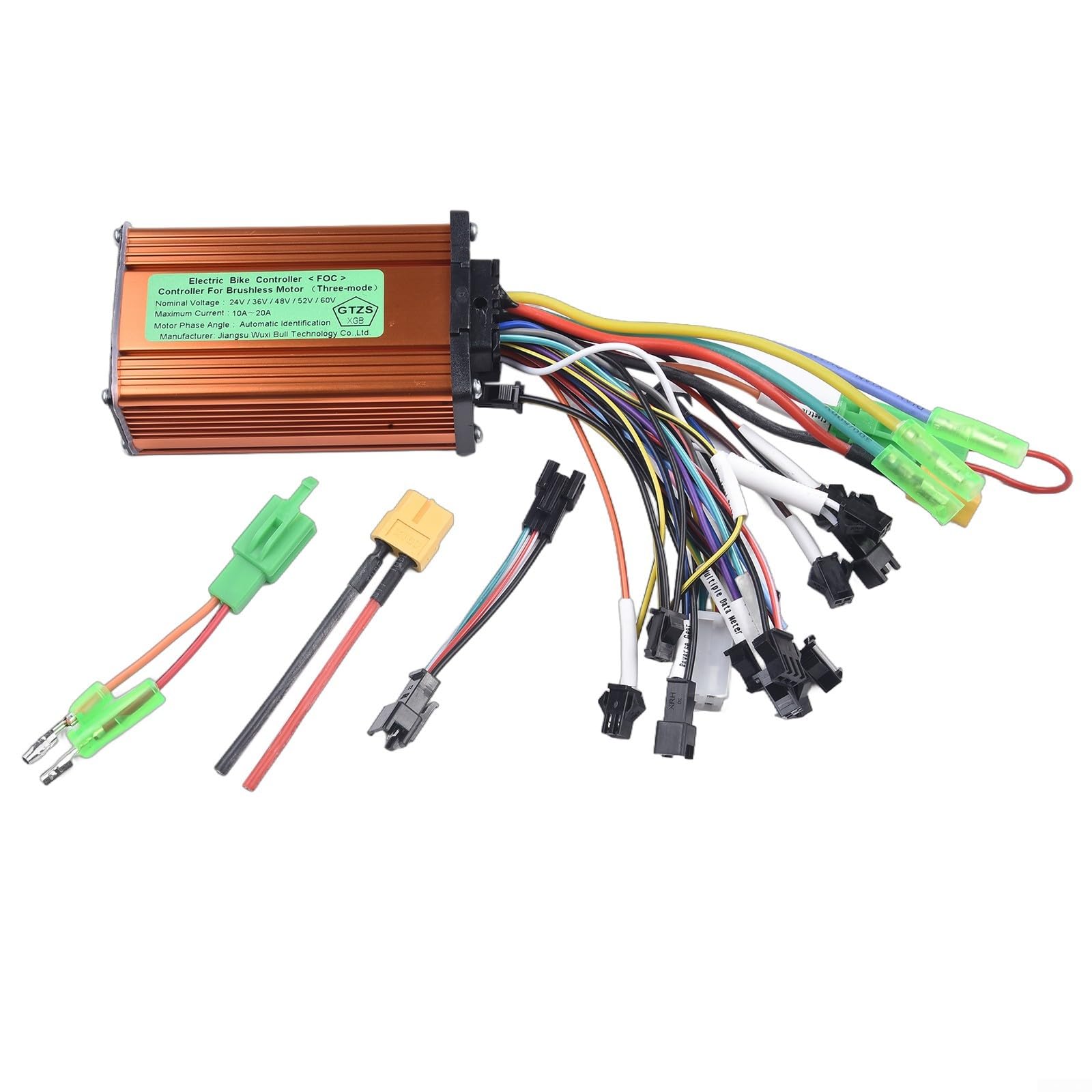 Controlador de onda sinusoidal de 350 W para scooter eléctrico y bicicleta eléctrica, faros y líneas de control de potencia de frenado
