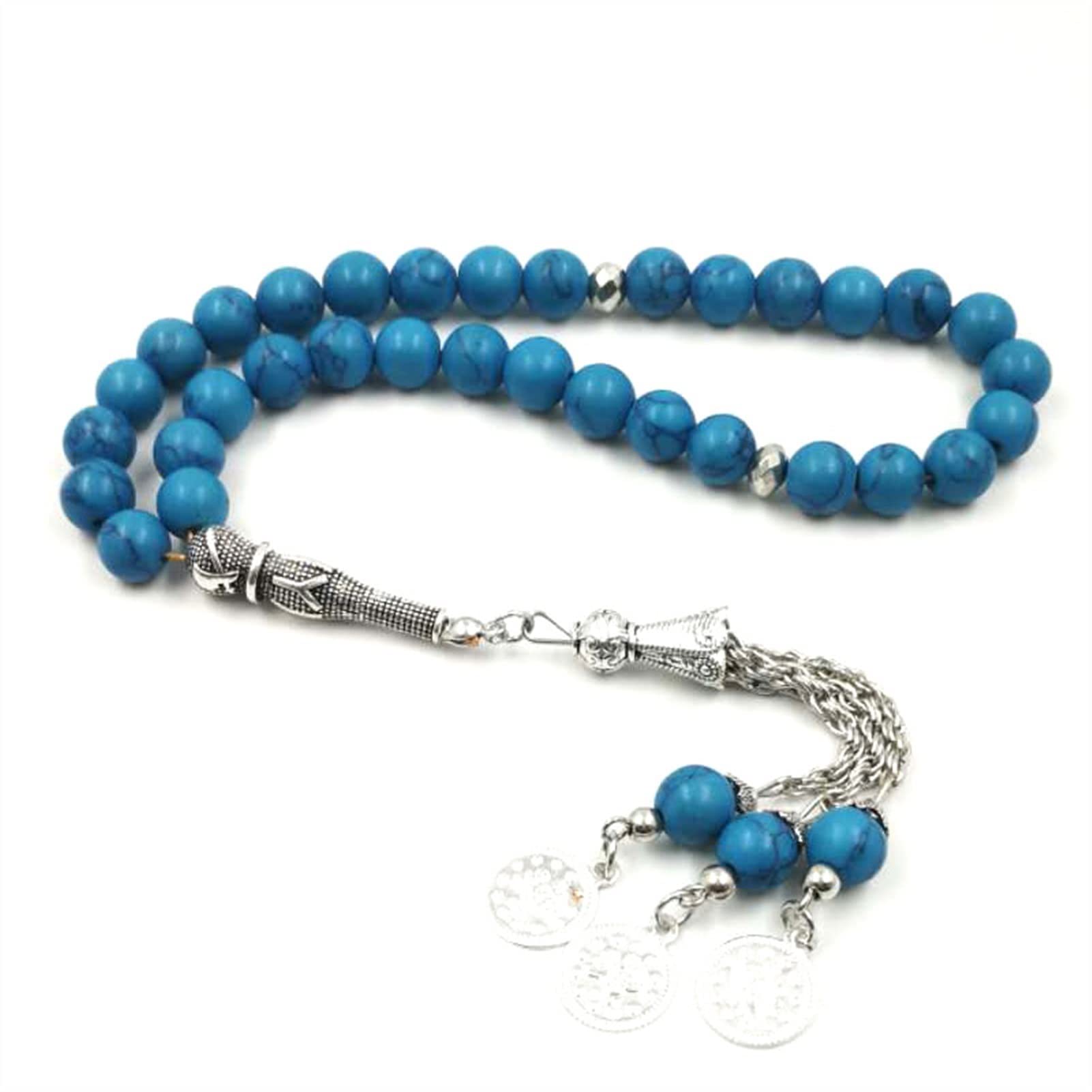 Misbaha Fayrouz tasbeeh turquoise lot de 5 pour sérénité maison et voyage