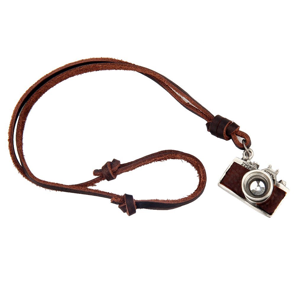 Collana Ciondolo Macchina Fotografica In Acciaio Inox - Vintage E Hip Hop Per Uomo E Donna - Foto 12