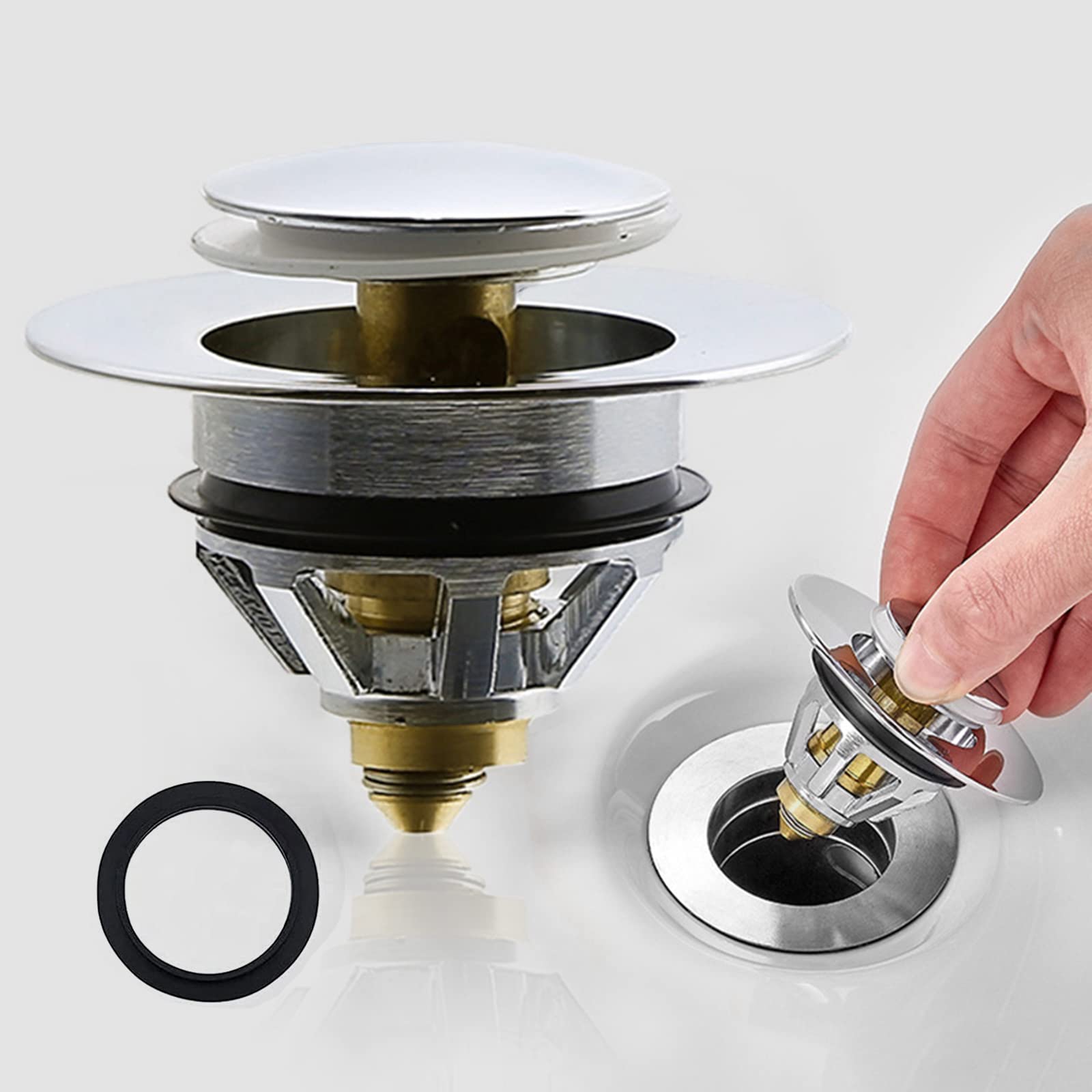 Buy SIYANO Universal Pop Up Sink Plugs, Wash Basin Bounce Drain Filter