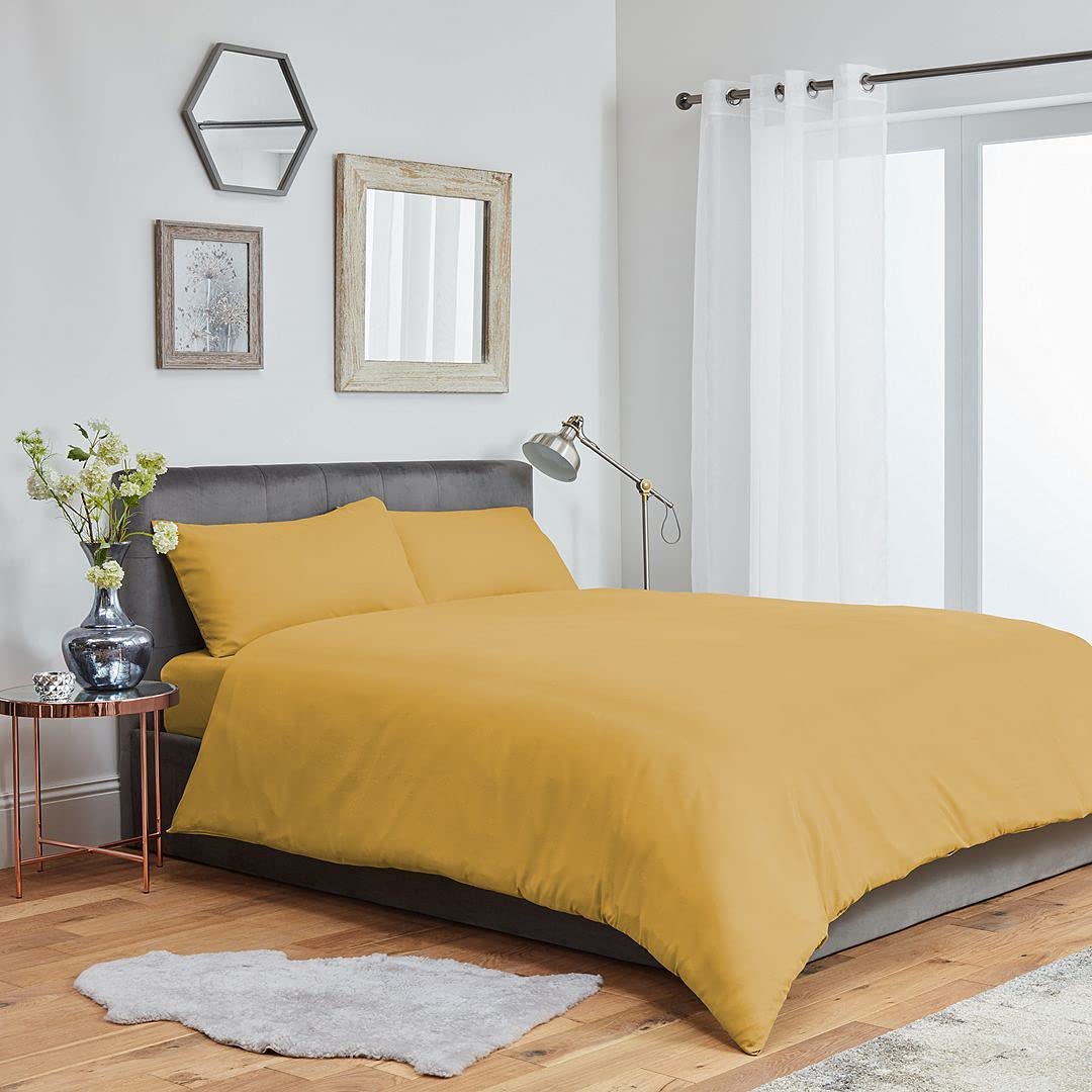 John Aird Microfibre Pair Of Pillowcases (Pair Of Pillowcases, Ochre)
