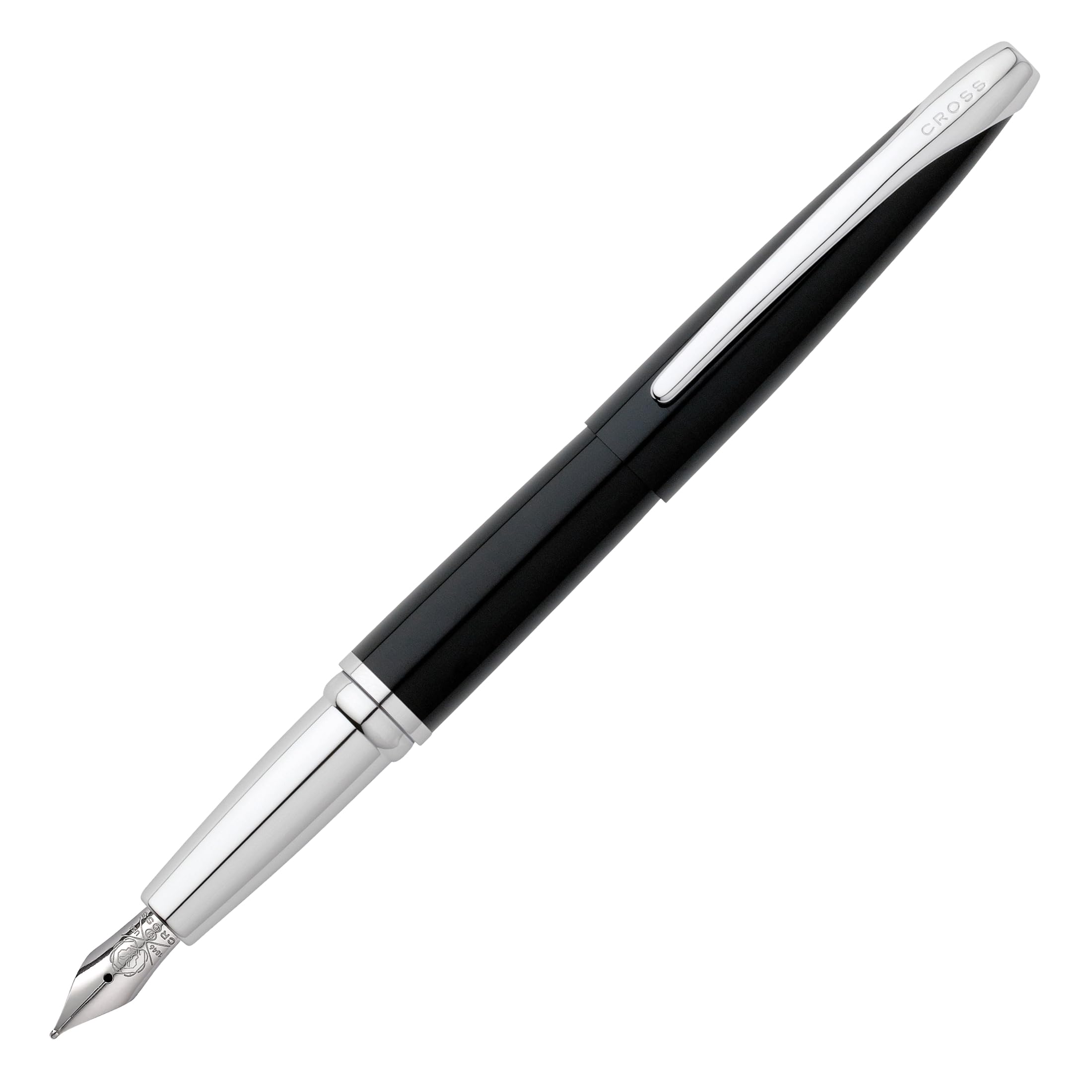 CROSS ATX Medium Nib Fountain Pen - Basalt Black
