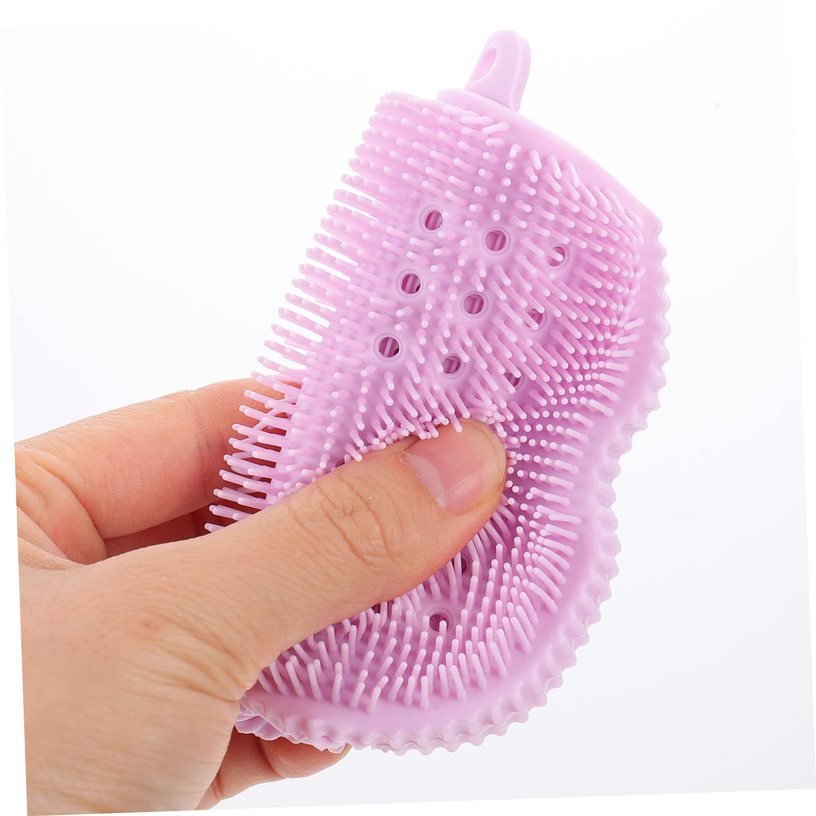 8 Pz Spazzola in Silicone Guanto Esfoliante Esfoliante Spazzola Da Bagno Scrub Da Uomo Accessori Pennello Luffa Scrubber Bambino Pennello Per Il Viso Gel Di Silice