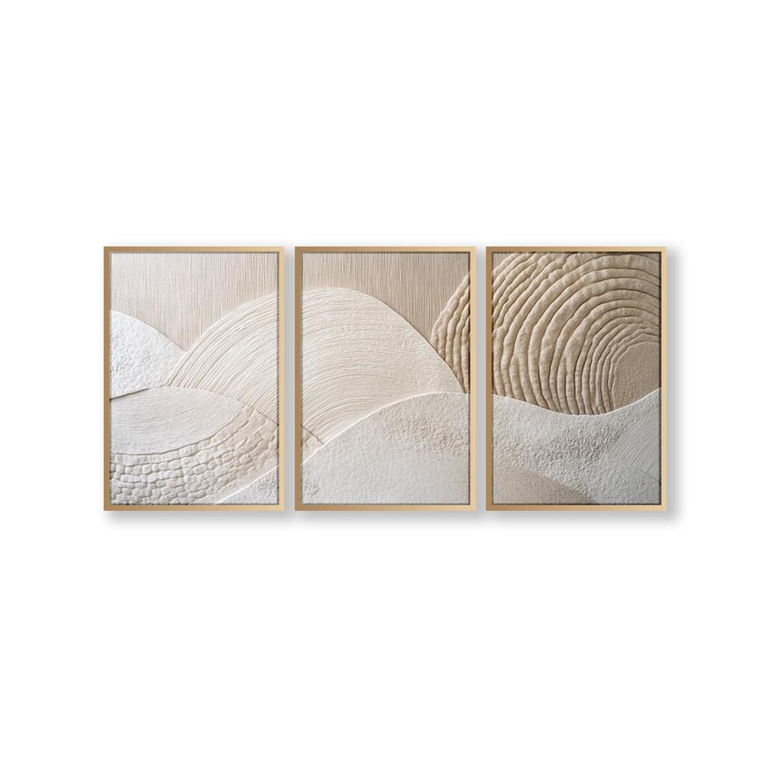Graiting 3pcs Triptych Art Set Nature Wall Decor Modern Artpiece Canvas Poster Abstract For Office And Hall Gift(DA283-3pcs,40x50cm Unframe)