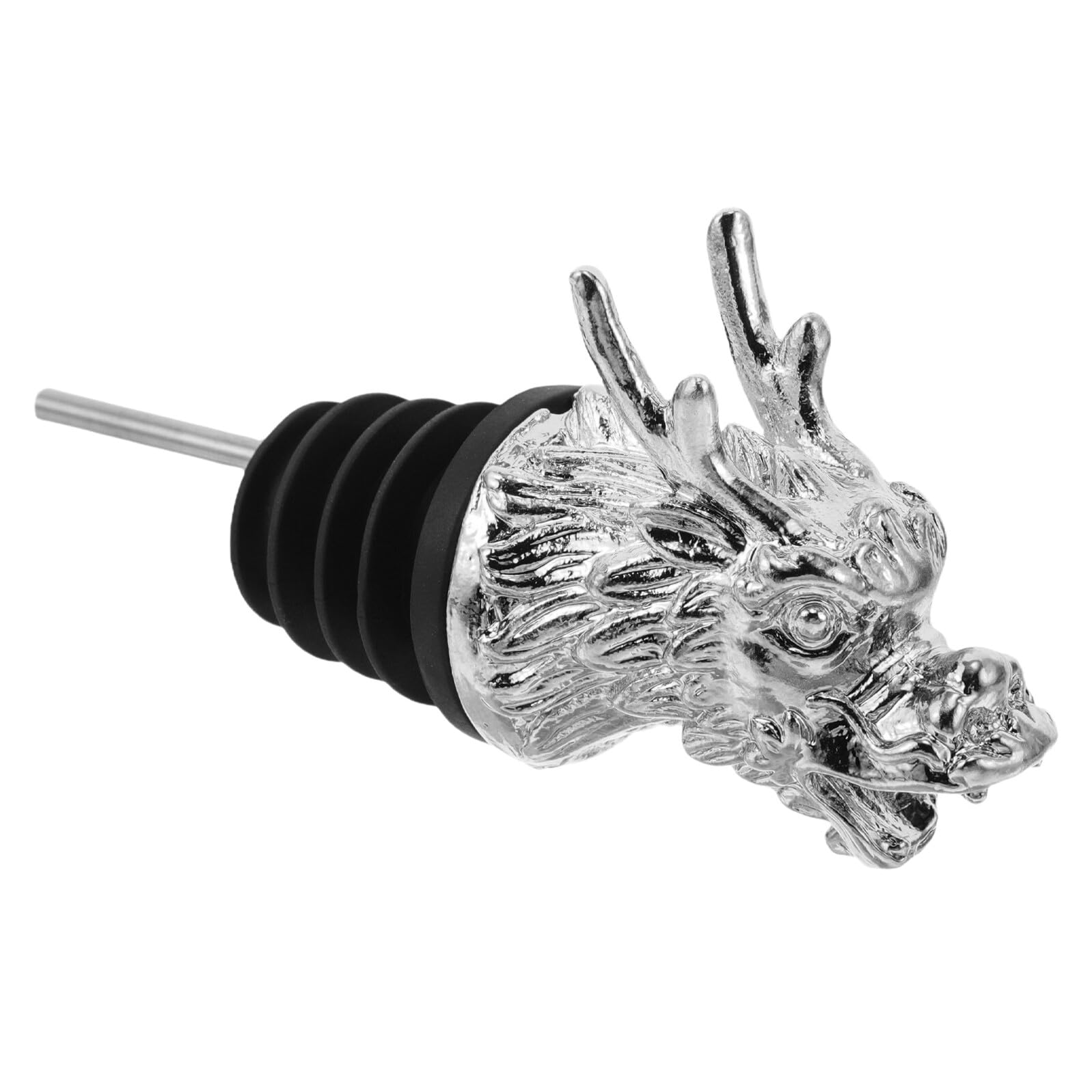 Tapón de dragón para botella de vino SHINEOFI y vertedor de grifo antifugas para licores
