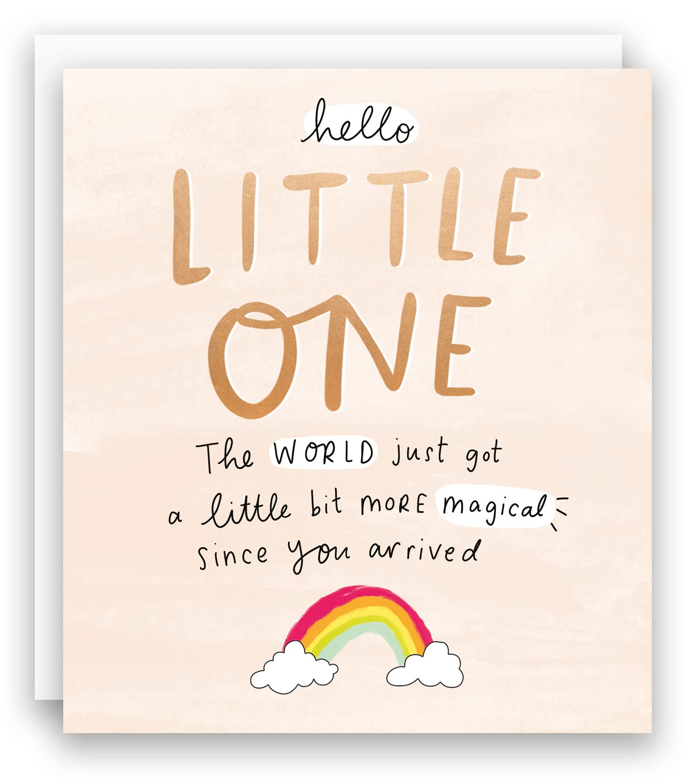 Pigment, The Happy News, Baby Shower Card, New Baby Card, SC Certified, Made in the UK, 160 x 176, Multicolor / Assorted - Image 3