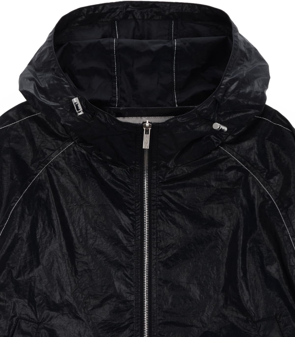 Matin Kim, Crop Hoody Coating Jumper, Daily Windbreaker - Image 3