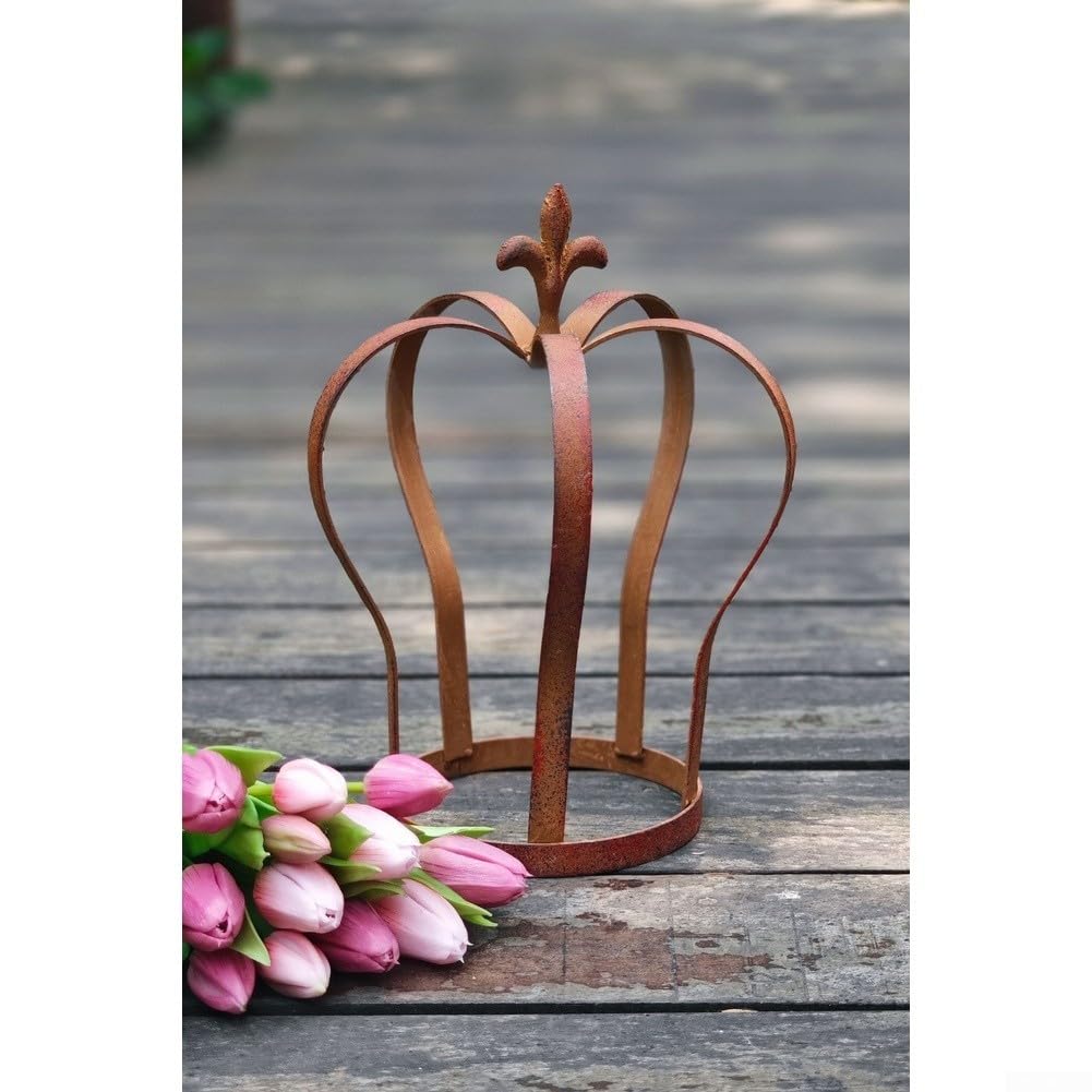 Portavasi in Ferro per antico 22cm per Giardino Decorativo Portavasi
