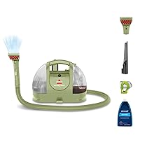 BISSELL Little Green, Lavatappeti, Lavatappezzeria per Macchie Quotidiane e Sporco, Lava Tappezzeria per Tappeti, Auto, Pulisci Divani, Moquette, Materassi e Altro, Potente Motore da 340W, 4098N