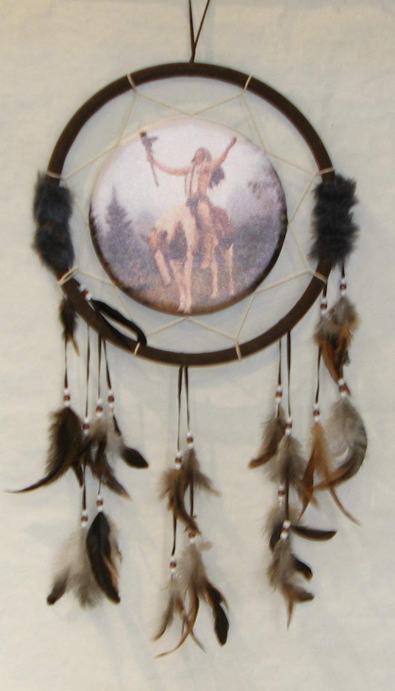 Katerina Prestige Indian Dream Catcher Fealing the Gods 32 cm Brown