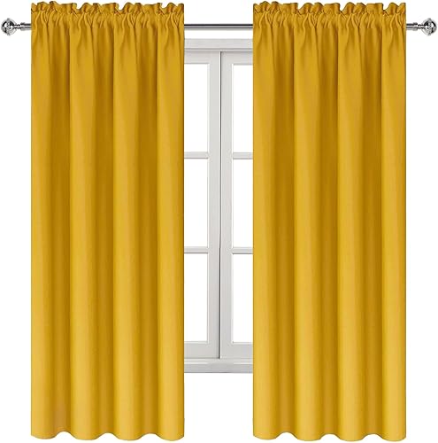 Miniatura 9 de DWCN - Cortinas blackout para habitación y sala, aislamiento térmico, juego de 2 cortinas