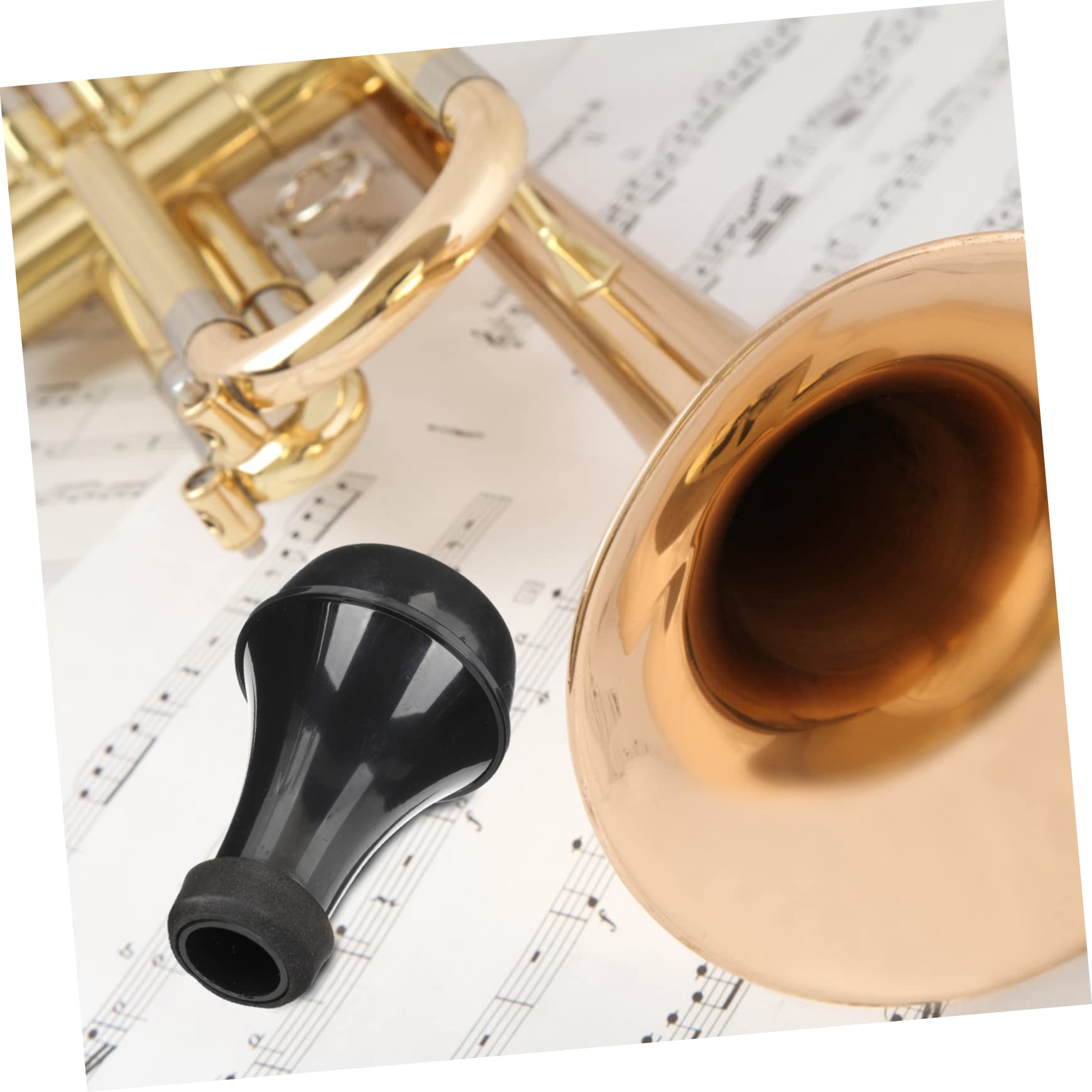 Toyvian 4sätze Trompete Dämpfer Gerader Übungsdämpfer Mit Mundstück Für Musikliebhaber Die Ihrer Trompete Verfeinern Möchten Praktisches Zubehör Für Trompetenübungen