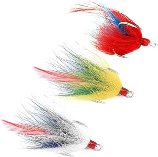 GANAZONO Fishing Lure 3pcs Fishing Bait Fishing Hook Fishing Lures Bionic Bait Lure Bait Hairy