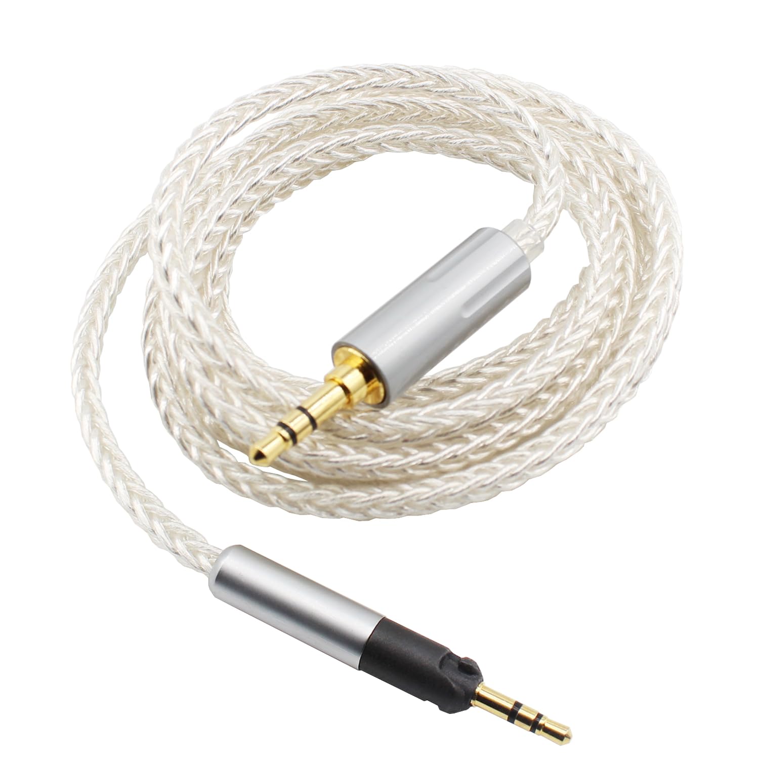 Amazon.com: Youkamoo 3.5mm Silver Plated Copper Braided