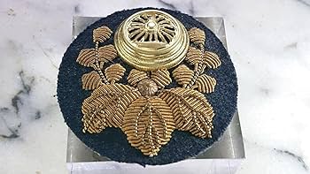 Amazon.co.jp: 日本国有鉄道JNR国鉄2号用帽章動輪車輪桐紋章限定