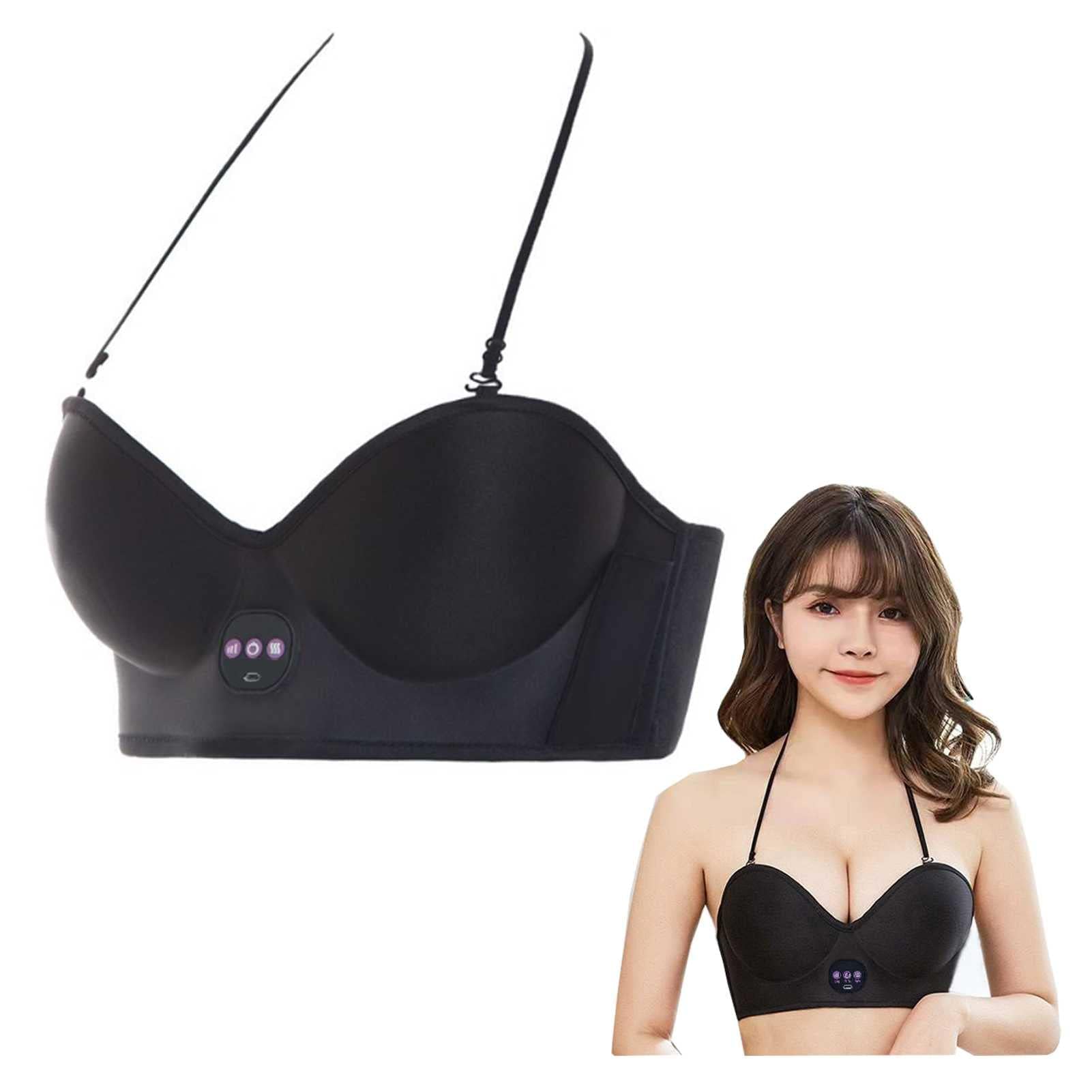 ZPBLWT Electric Bust Massager, Breast Enhancer Massager, USB Wireless Multifunctional Electric Breast Massager, Breast Beauty Device, Improve Breast Sagging After Childbirt