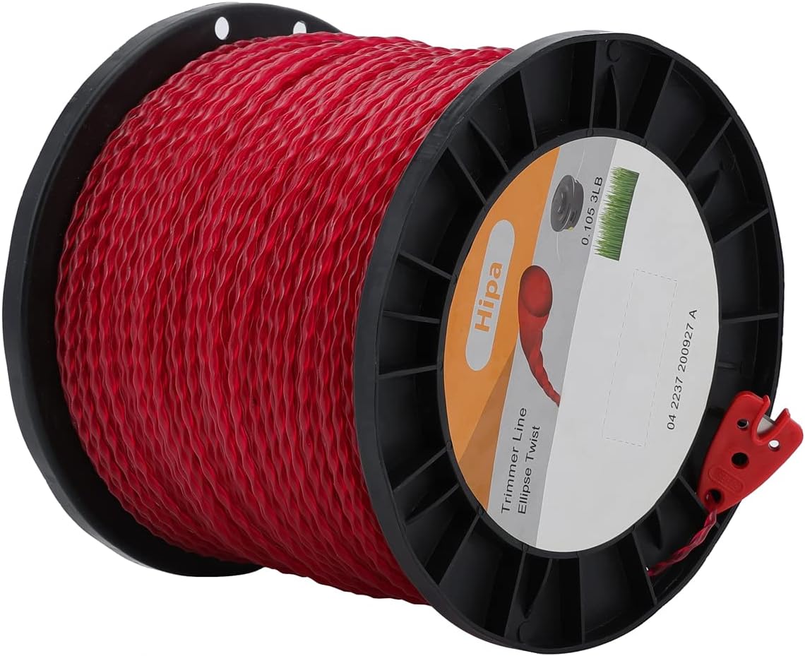 Hipa 3 Pounds 2.7 mm/.105" String Trimmer Line Round Twist
