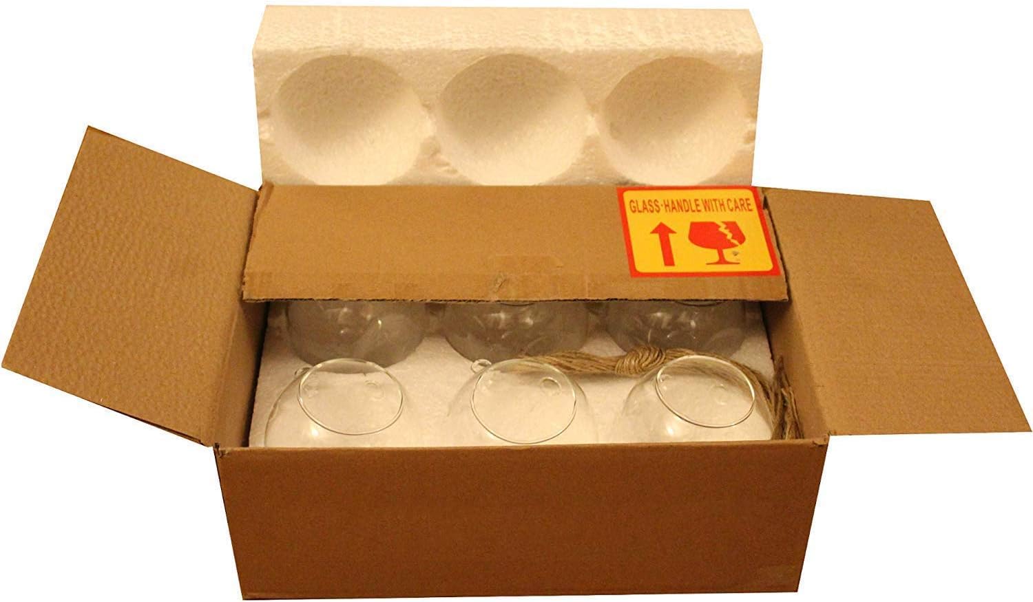 Zestaw 18 Szklanych Kul Weddig Hagig 80mm, Szklane Terrarium Z Lampką Do Herbaty, Szklane Kule Haig, Terrarium Kulowe, świeczniki Na Tealighty, Weddig Decor Idoor Outdoor, Clear, 18