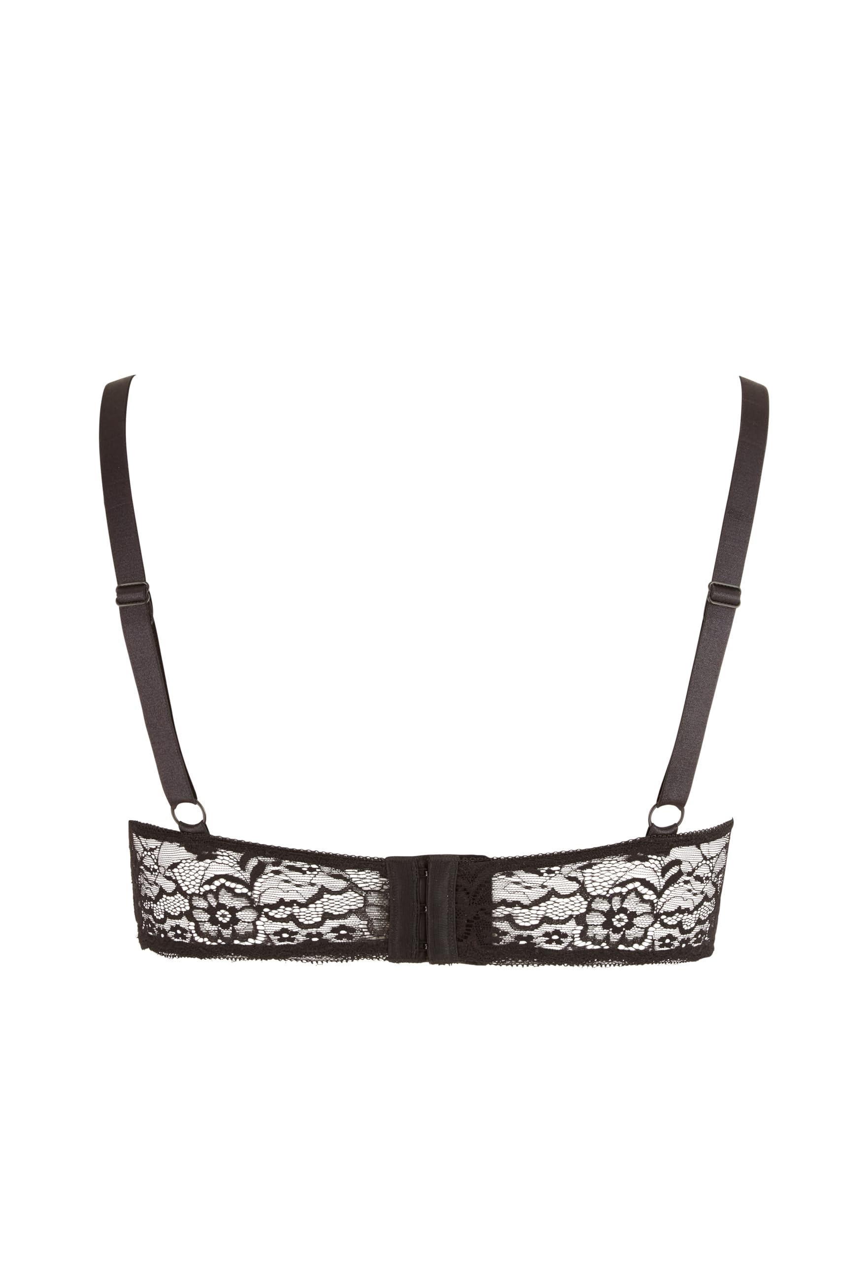 COTTELLI Damen Collection Plus Regal Demi BH, Schwarz, Einheitsgröße EU