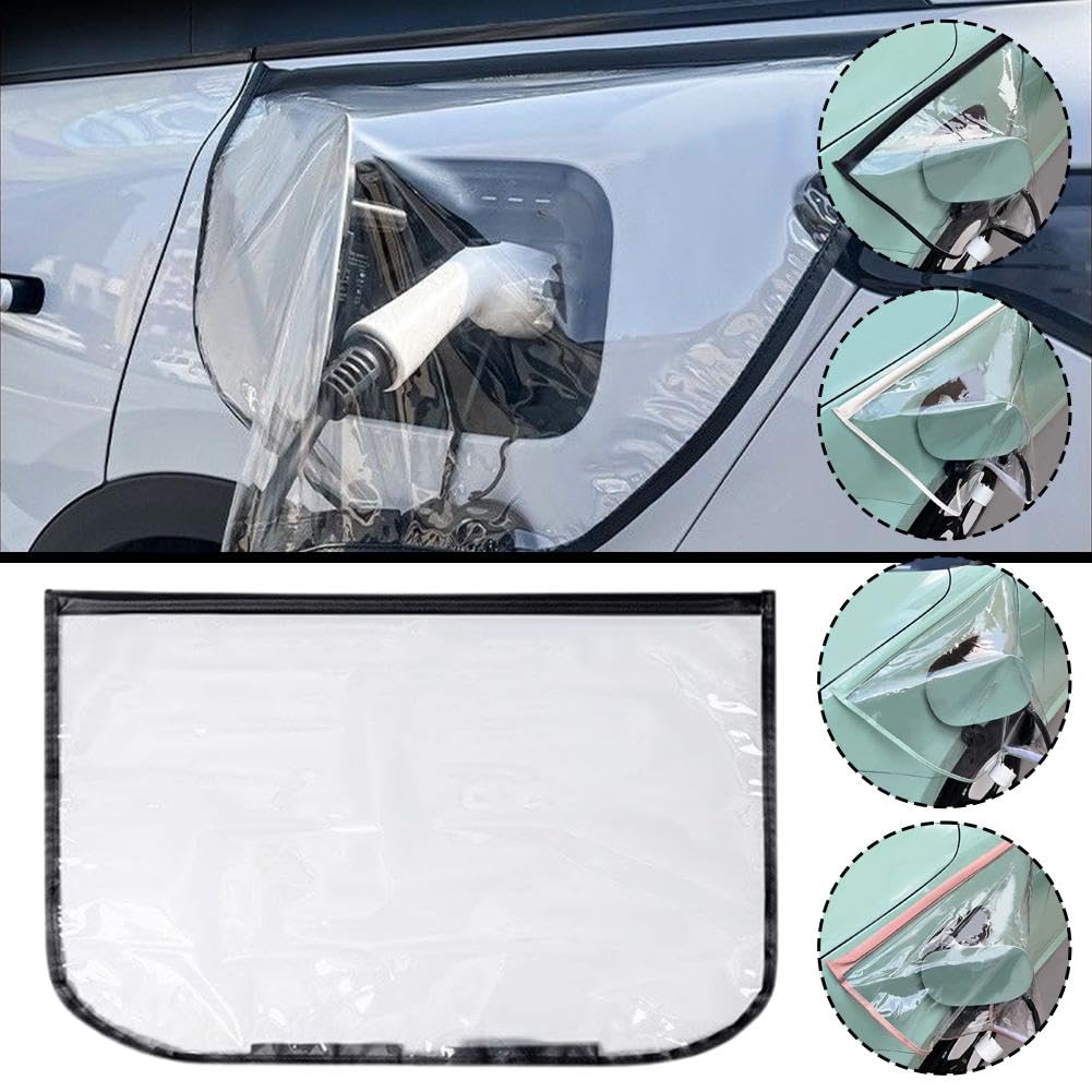 Magnetic EV Charger Port Cover – Waterproof Rainproof Cover For Most Electric Cars (Oxford Cloth)
