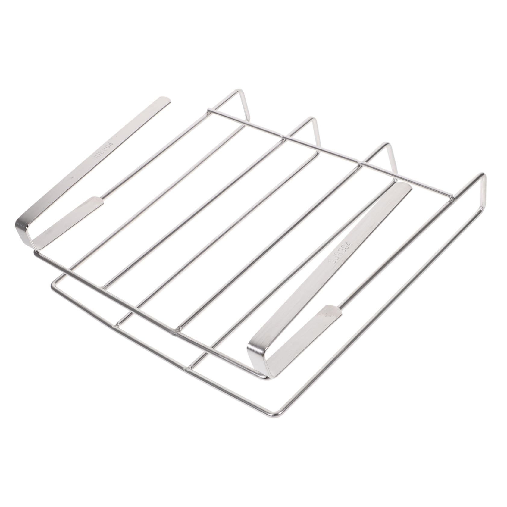 DECHOUS Hanging Chopping Board Rack Metal Brackets Metal Shelf Metal Storage Shelf Under Kitchen Cabinet Storage Shelf Cutting Board Stand Bakeware Kitchenware Stainless Steel