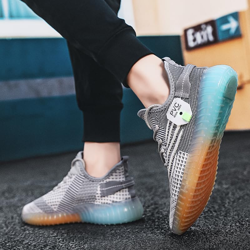 Men's Sneakers Sport Running Athletic Tennis Walking Shoes Men's Wide Toe Box Running Shoes Natural Foot Shape Tennis Sneakers Non-Slip Breathable Sneakers Shoes Size 6.5-103