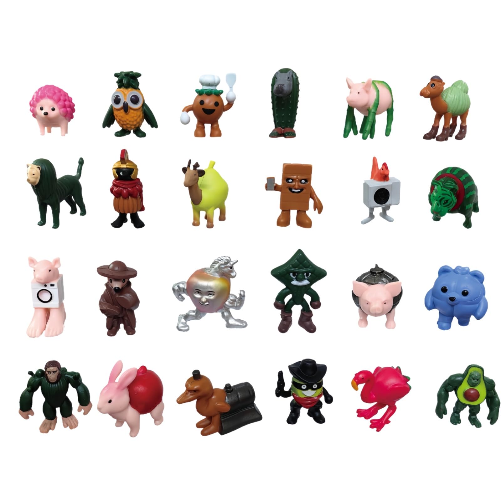 Amazon | Hangkaibh [24点入り]イタリアン ブレインロット フィギュア