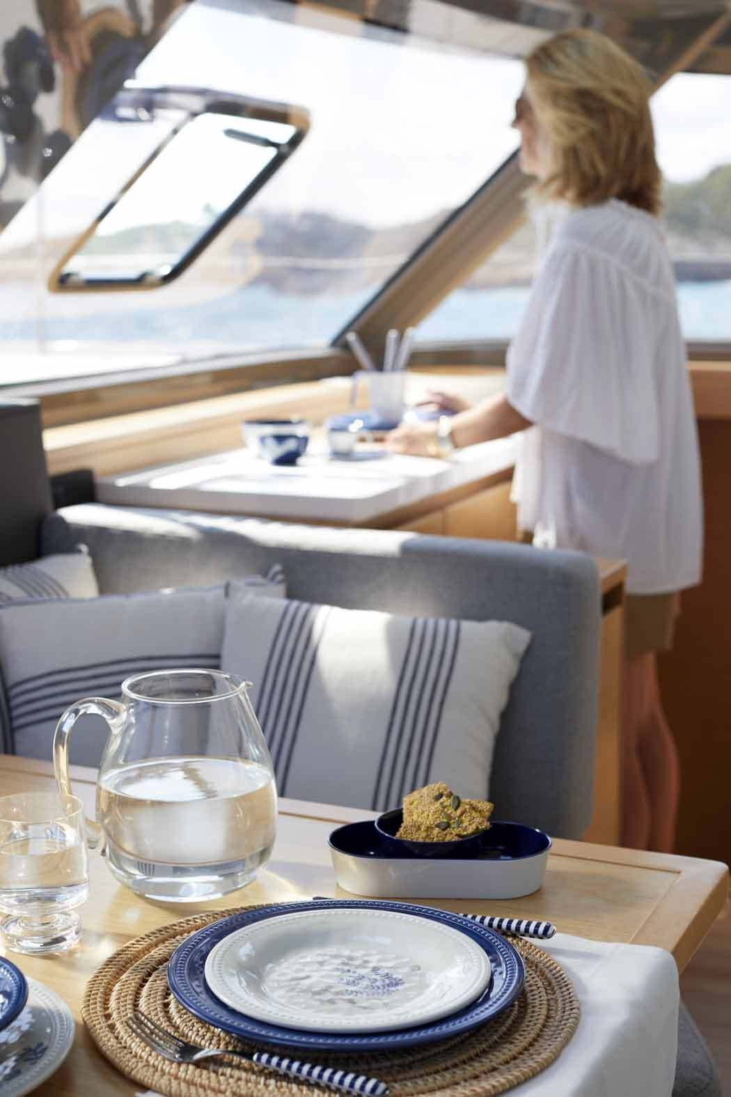 Marine Business Harmony Paradise Set of 6 Large Flat Dinner Plates 27 cm