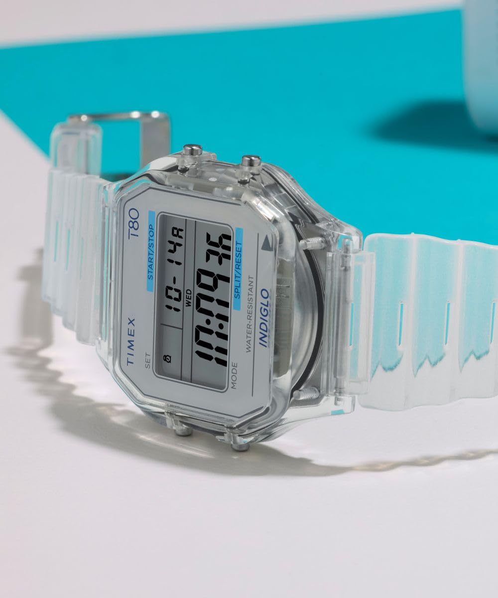 Timex Reloj de Pulsera Digital Unisex de Cuarzo Lab T80