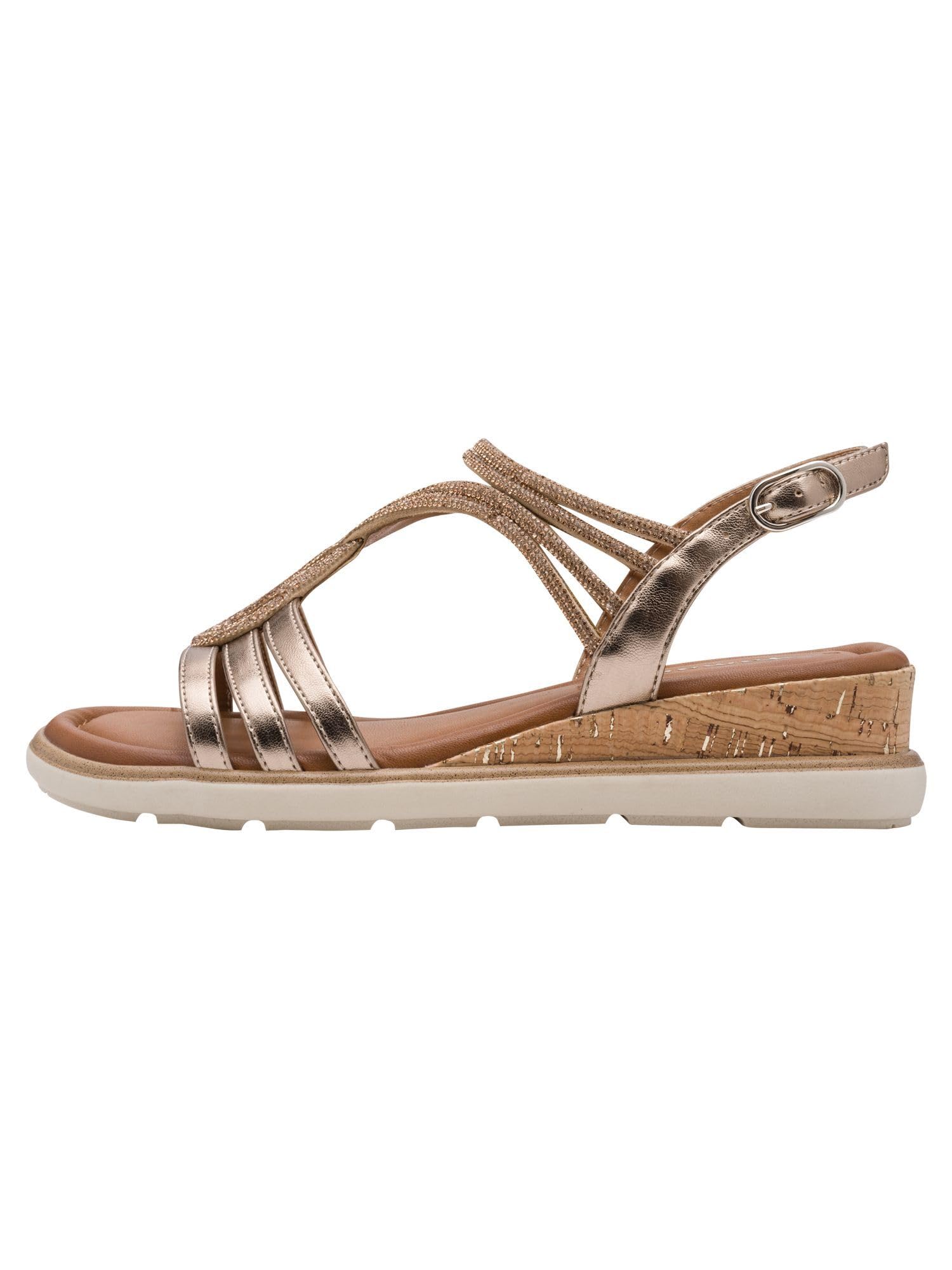 Tamaris Kobiety Tamaris Damen 1-28714-46Sandał na koturnie