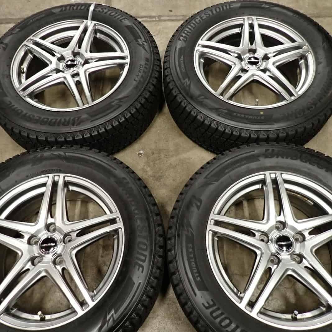 Amazon | 225/65R17×7J 102Q 中古 スタッドレスタイヤ ブリヂストン