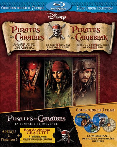 Pirates Of The Caribbean 7-Disc BD Bilingue [Blu-ray] [Blu-ray]