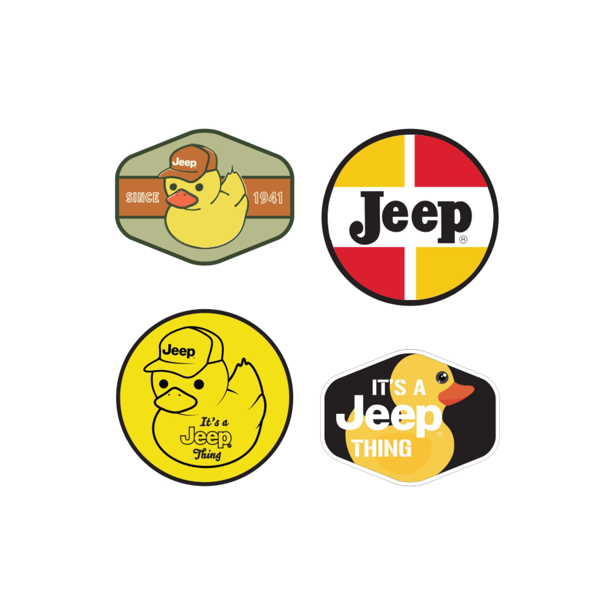 非売品 ノベルティ Jeep Duck ジープダック 4色 JEEP ジープ・ダック