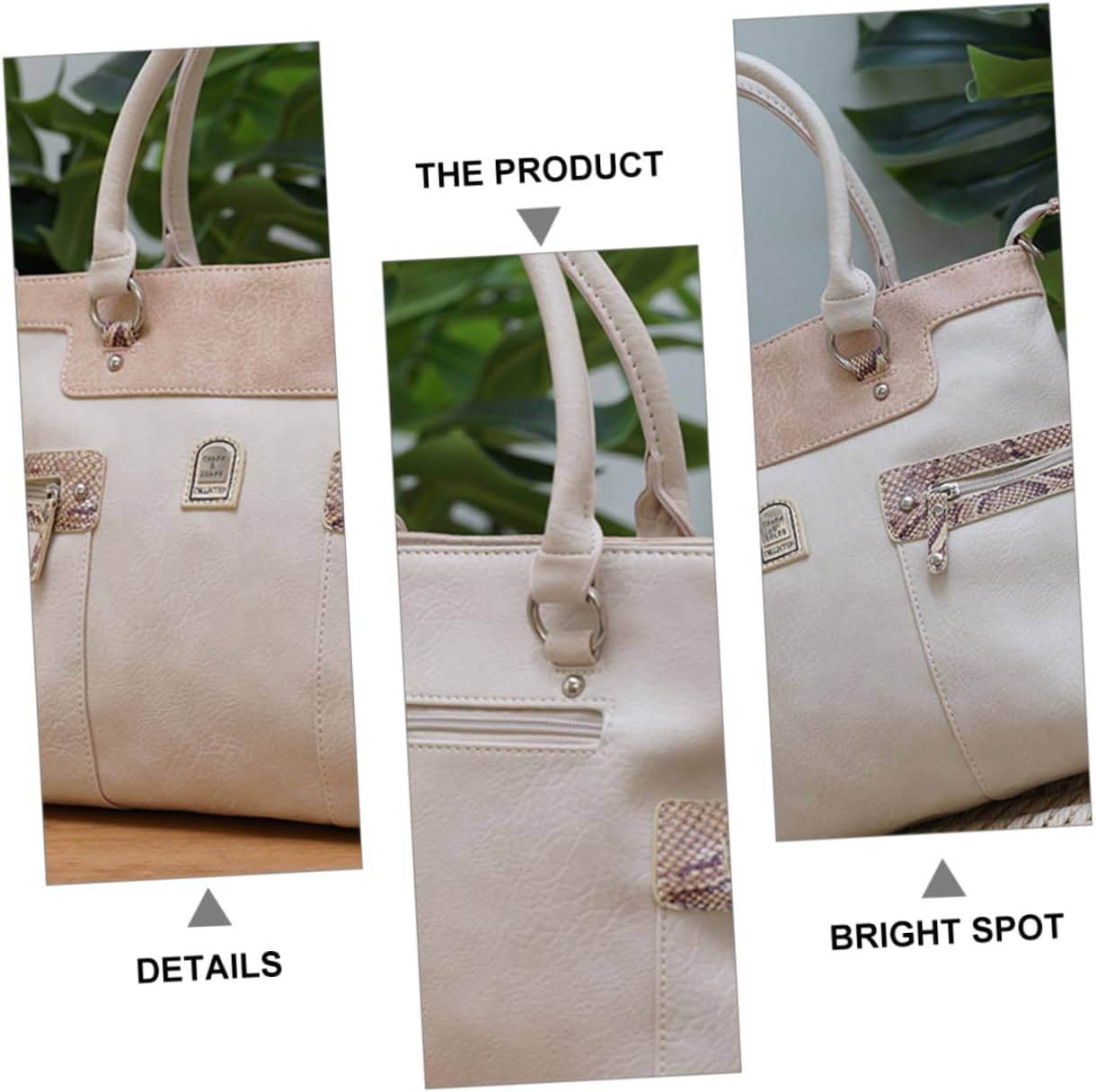 Large Capacity Women Bag Shoulder Bag for Daily Use Shopping Handbag Travel Carry