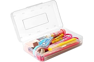Sooez Clear Pencil Box: The Perfect Organizer for Your Crayons