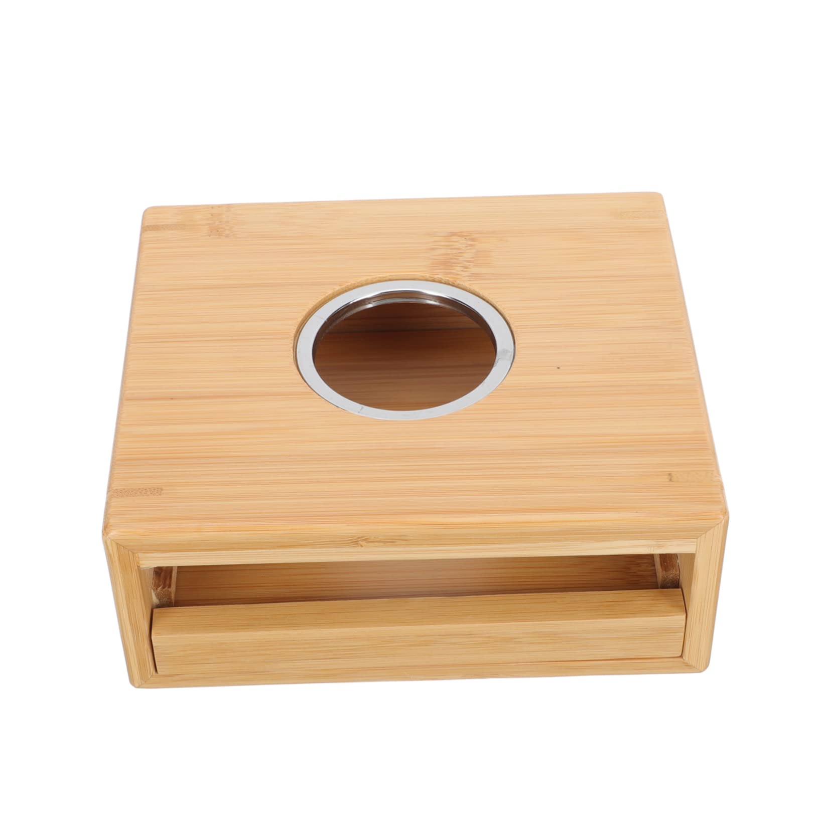 KOCKSHION Teapot Warmer and Candle Holder Japanese Style Tea Heater Base for Brewing for Loose Leaf Tea Elegant Design for Home Use Drawer Type for Easy Storage