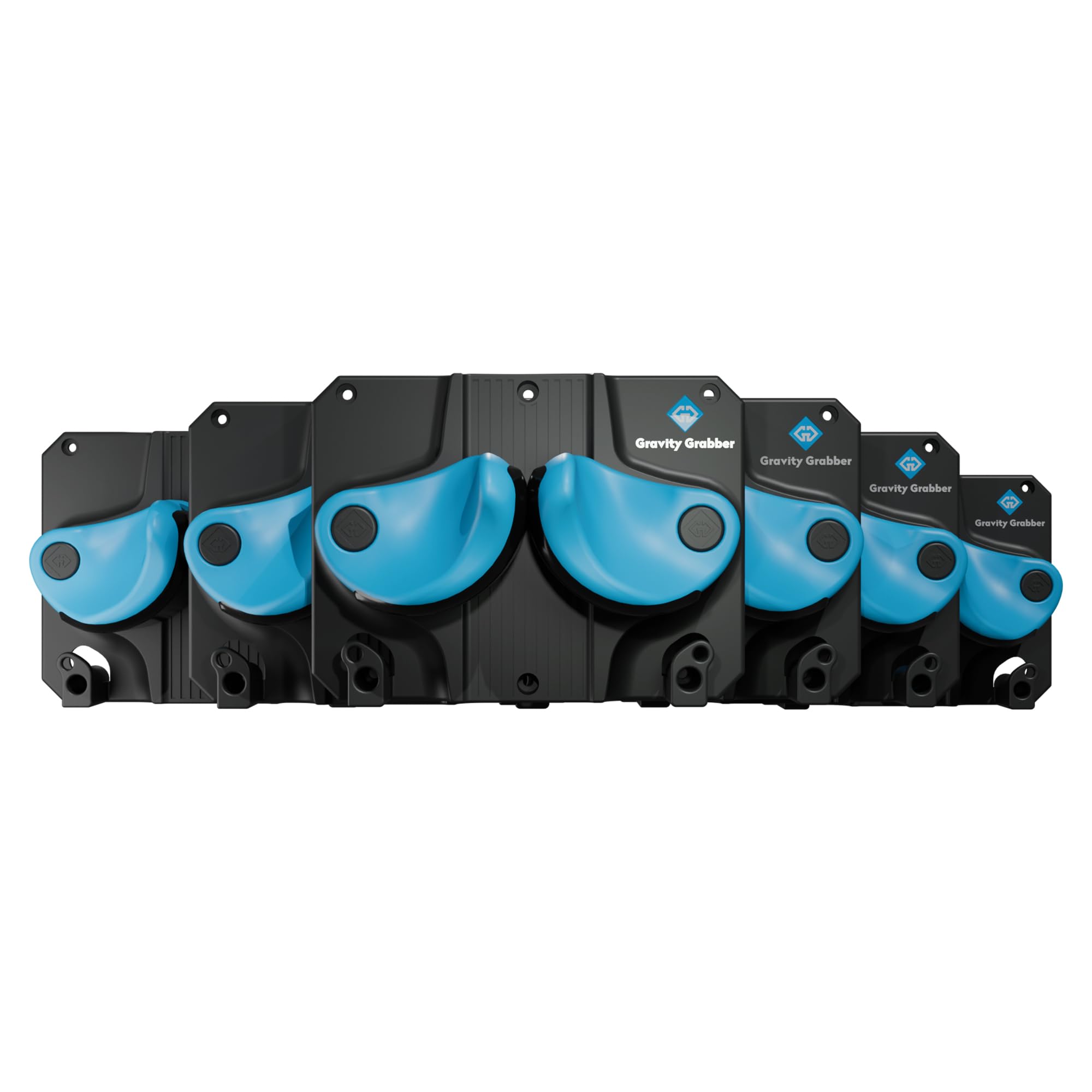 Gravity Grabber Estante de Pared para Esquí y Snowboard - Azul Verdoso