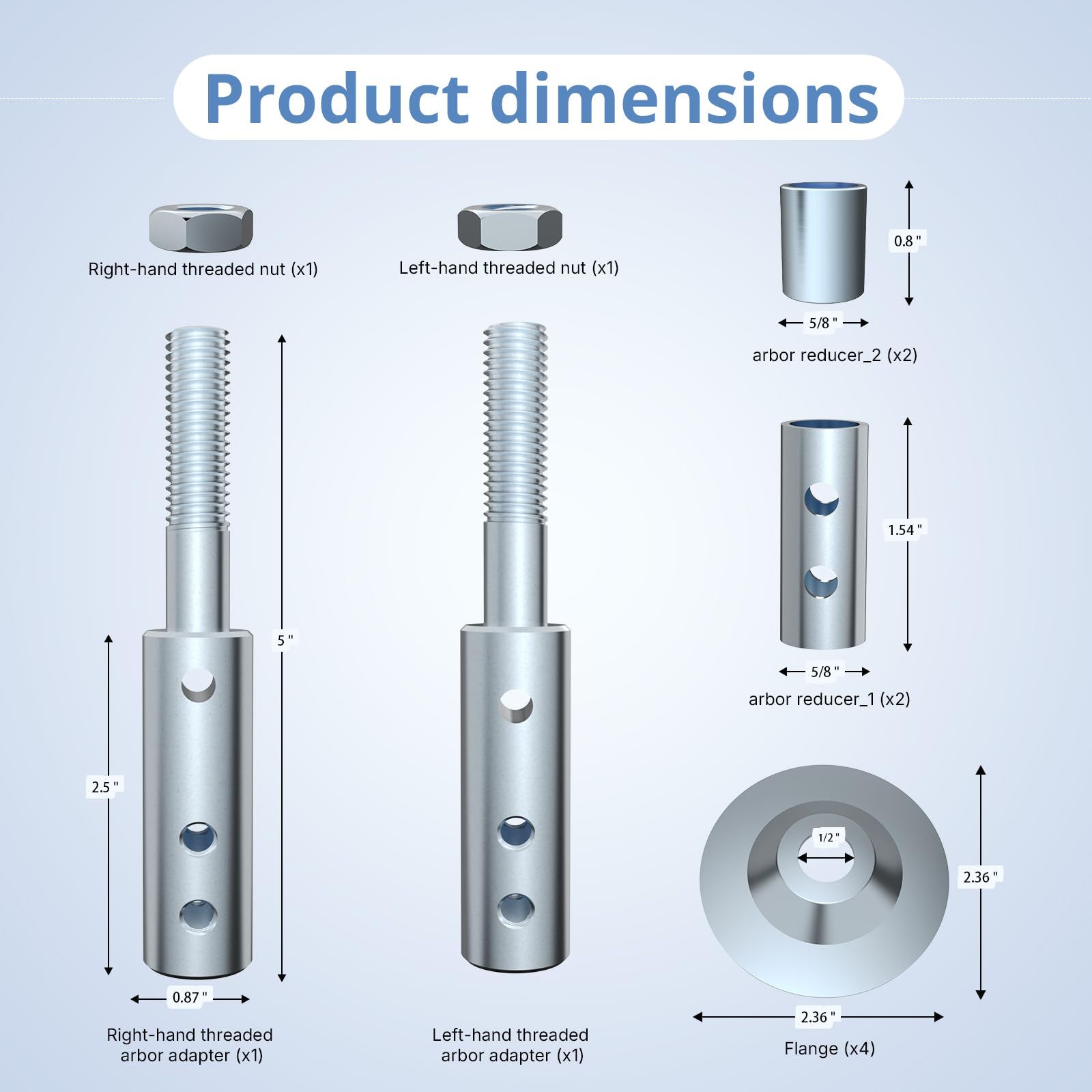 Amazon.com: Neeki Bench Grinder Shaft Extension for Polishing, 1/2