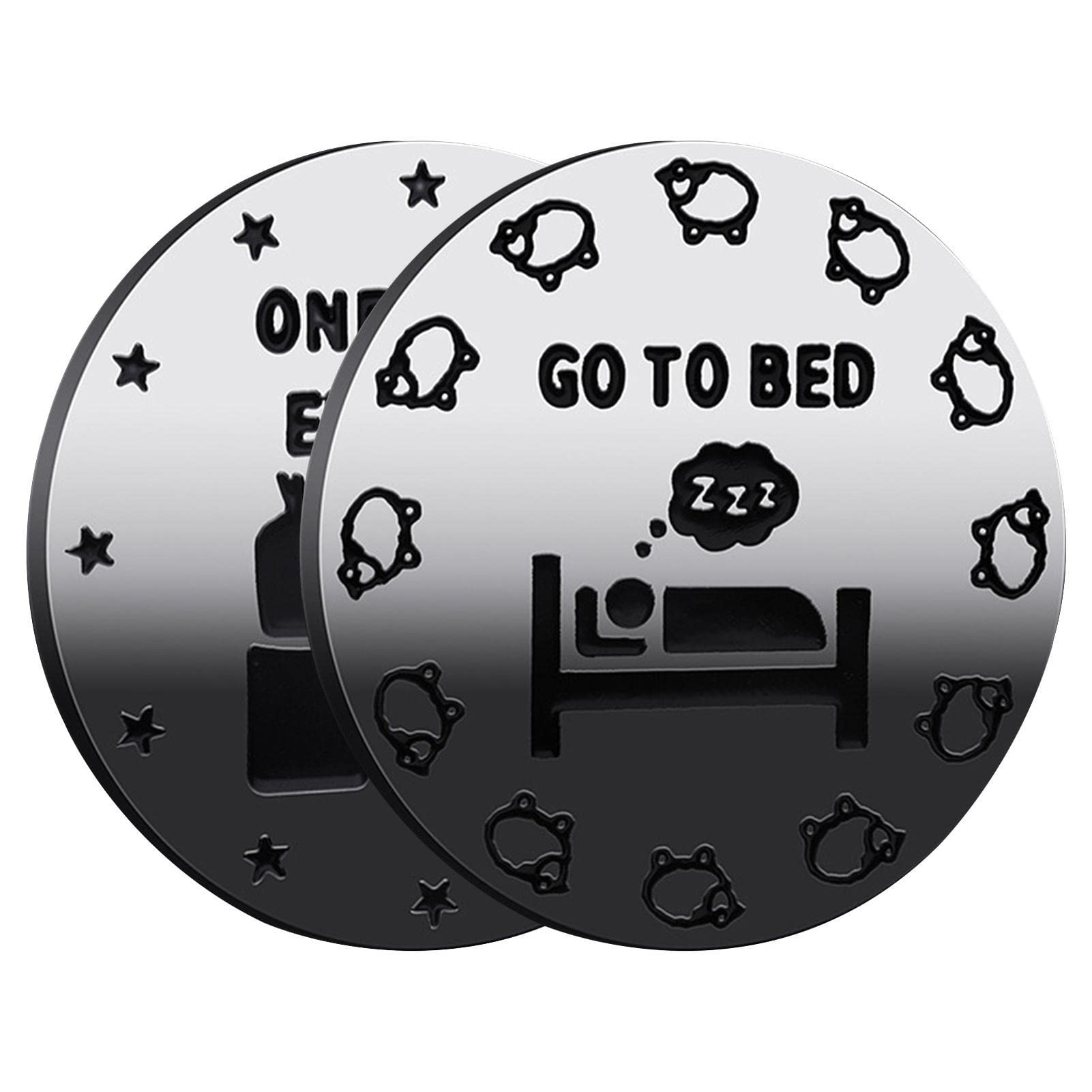 IBULOULE 코인 GO TO BED 1 ANOTHER 에피소드 1 BED 코인의 플레이 시간 증가 - 재미있는 운명 동전 결정 동전  선물 게이머 결정 동전 - 재미있는 운명 동전-Freehip.co.kr