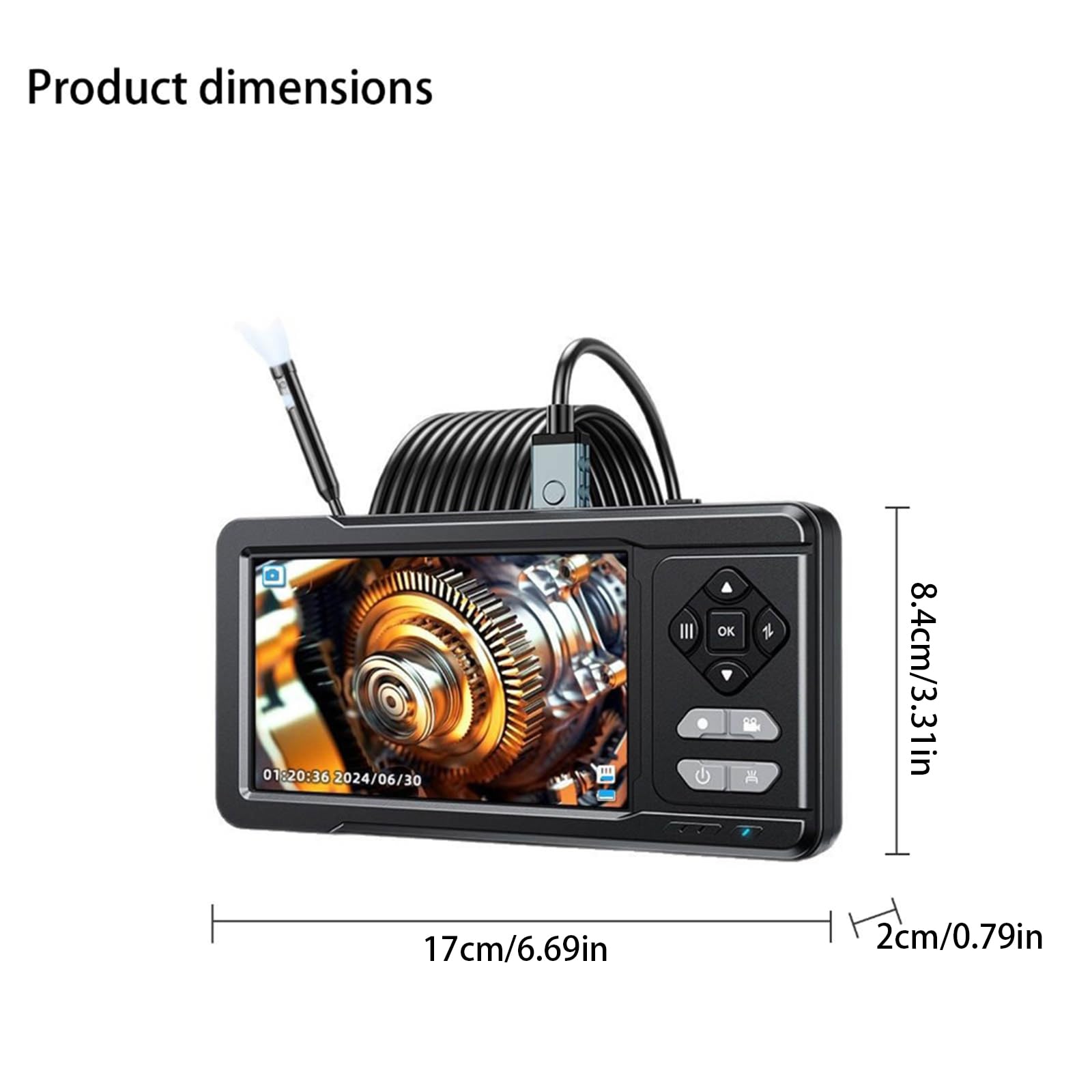 Five 720P 1080P Twist Lens IP67 Wodoodporny 4H Żywotność baterii 3 dodatki w zestawie podwójny aparat