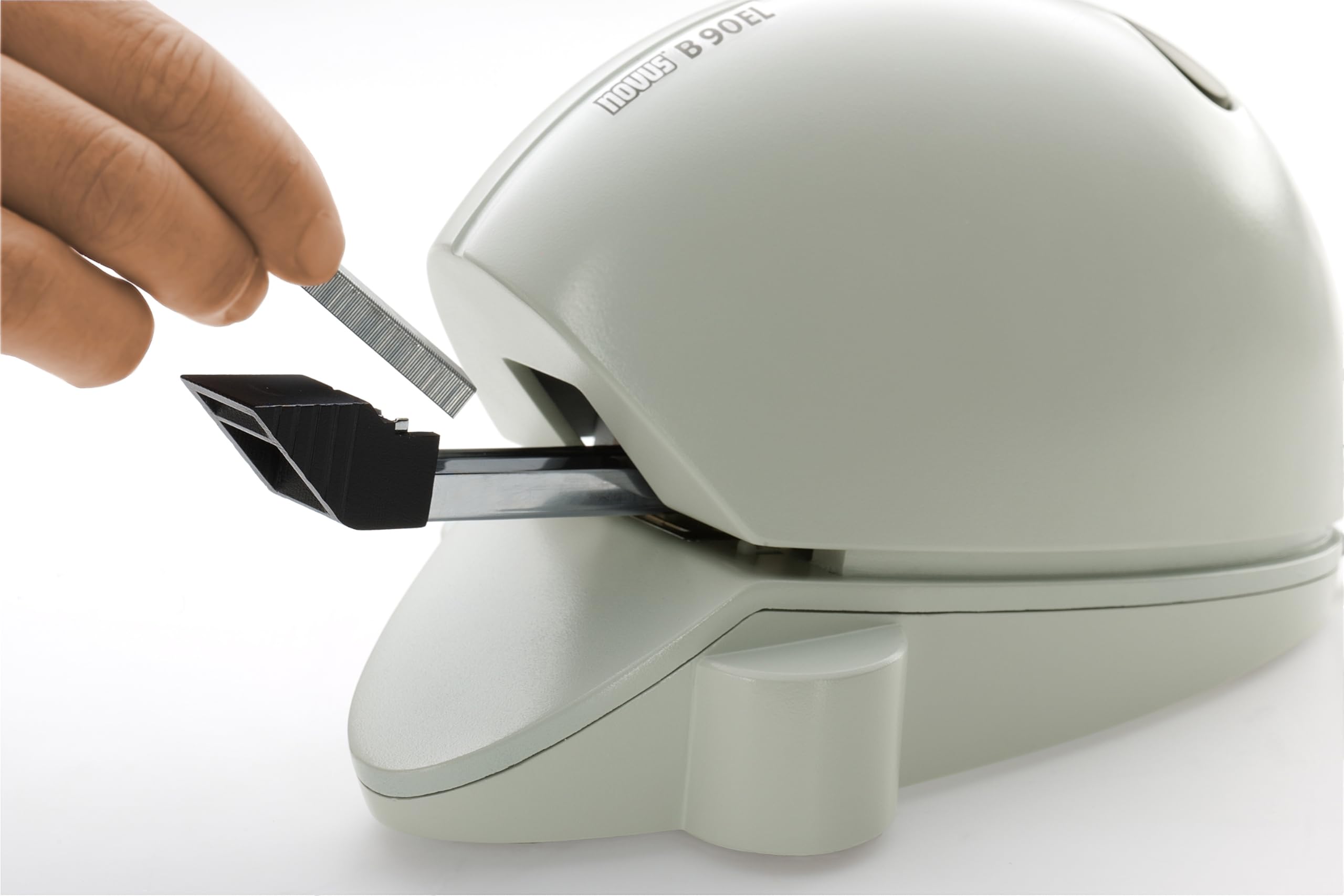 Novus B 90 - Grapadora eléctrica (capacidad de 20 hojas), color gris