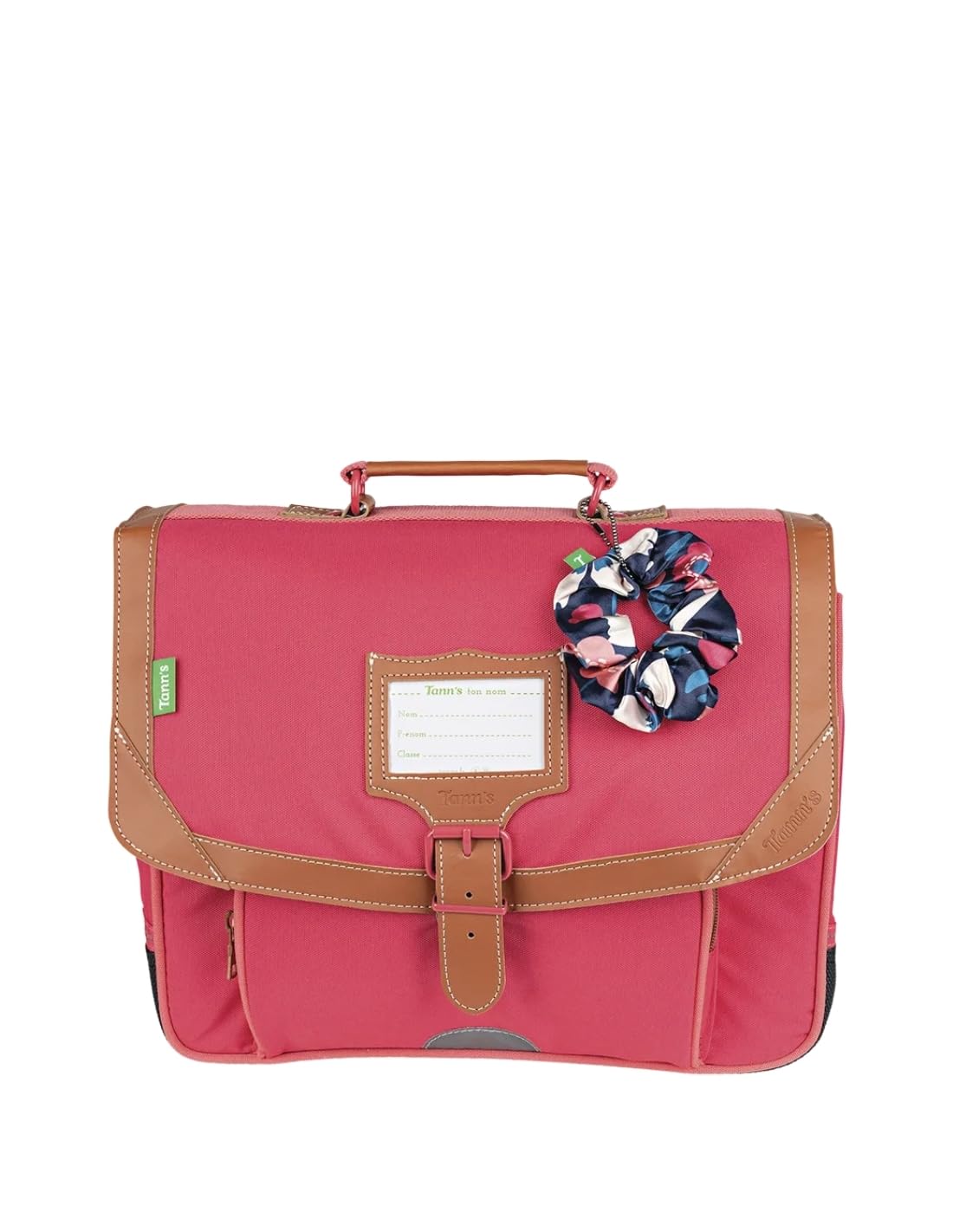 Tann's – Mochila de 35 cm Les Signatures Louise Rose – Mochila escolar para niña 1 fuelle – CP – Coletero floral ofrecido, rosa, 35 x 29 x 13 cm