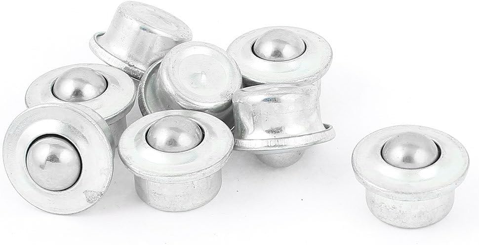 31mm Dia Flange Fit Fixing Transfer Unit Mounted Ball Bearings 8 Pcs