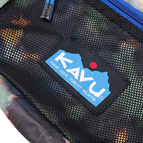 Kavu Garibaldi Go Crossbody Rope Bag Water Resistant Zip Purse-Sonic Boom #TOP3