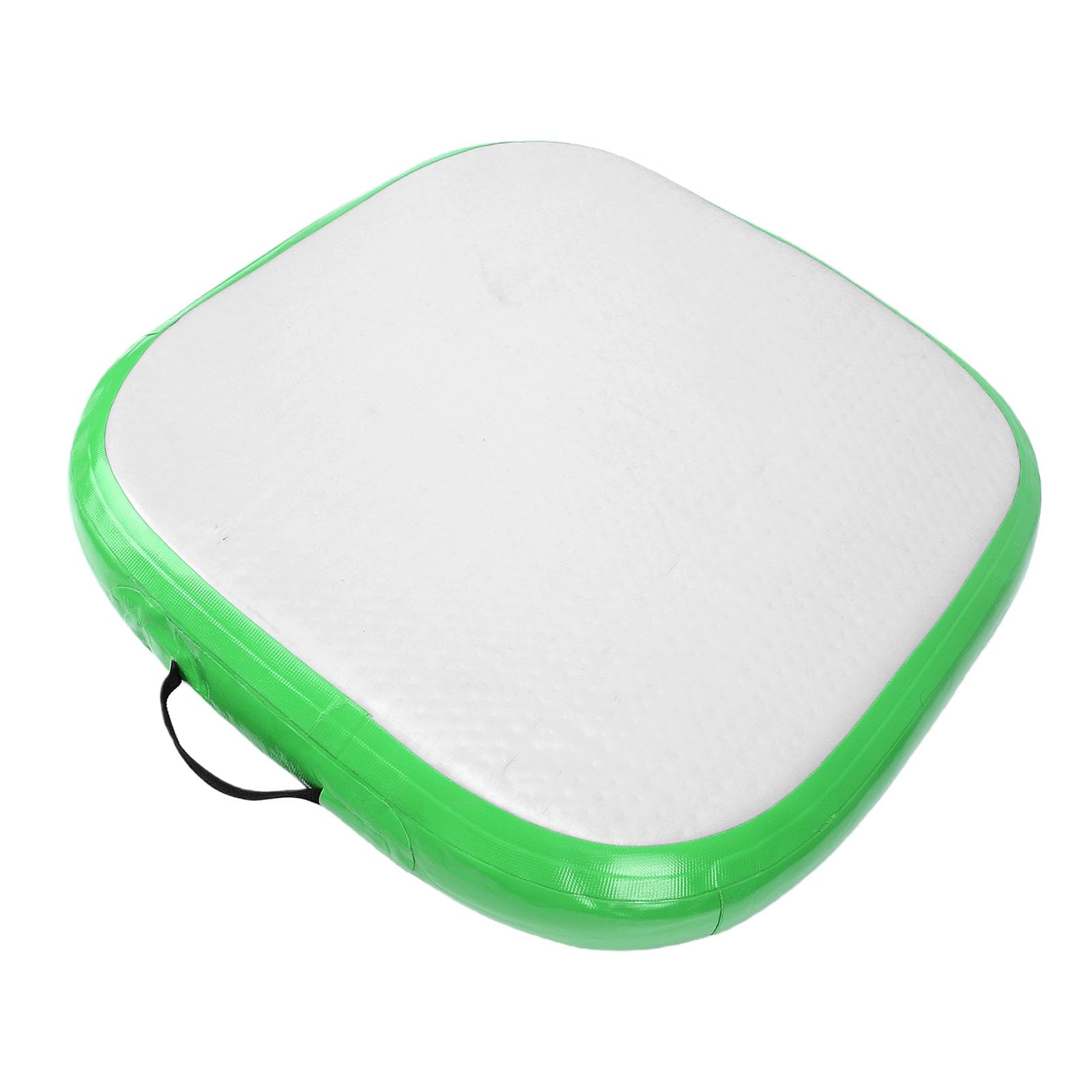 VGEBY Tappetino Gonfiabile Cuscino da Meditazione in PVC 66x66 Cm Tappetino Pilates Pieghevole a Gonfiaggio Rapido Spessore 20 Cm con Pompa e Valvola per Palestra, Casa, Spiaggia, Yoga, Allenamento