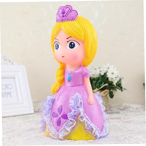 Miniatura 2 de SEWACC Caja de almacenamiento de escultura de regalo, estatua de muñeca, contenedor, mesa de comedor, colección de monedas, estuche de ahorro de