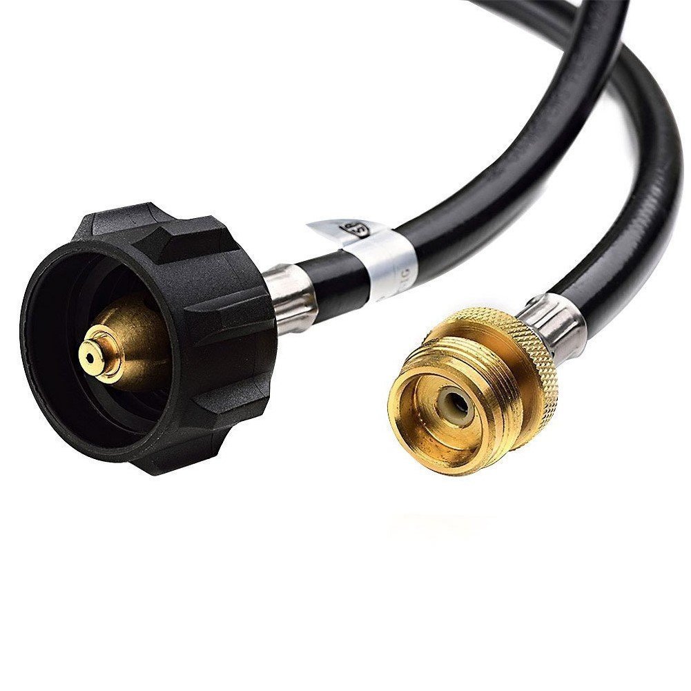 Buy SHINESTAR 4ft Propane Hose Adapter, 1lb to 20lb Propane Conversion