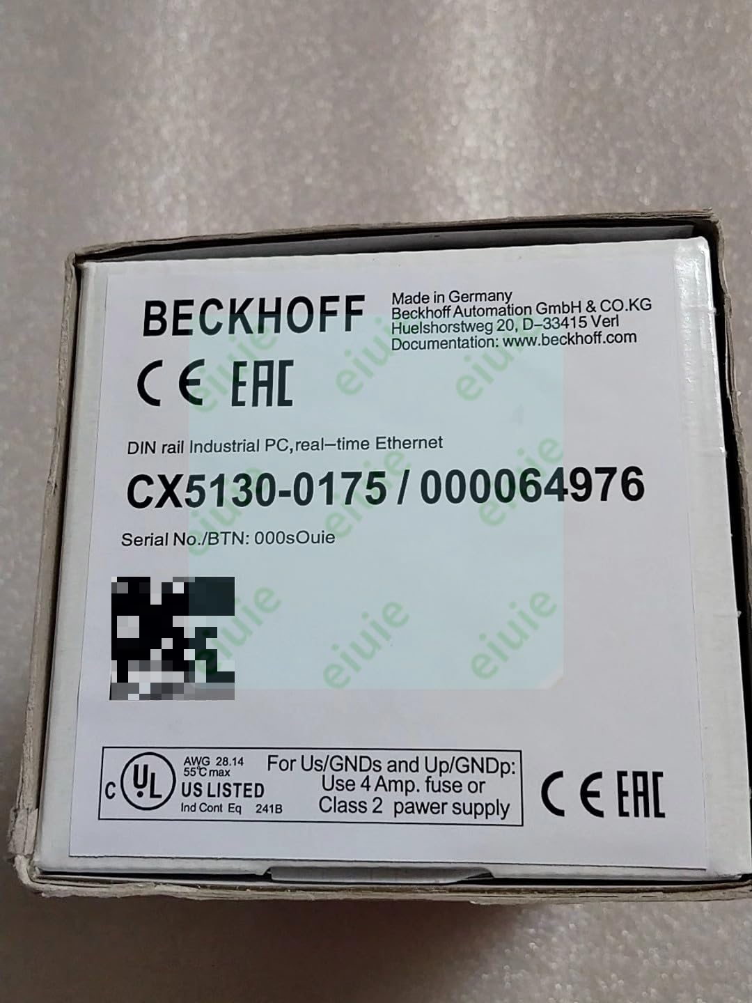 CX5130-0175 Remaining unutilized spare parts for projects